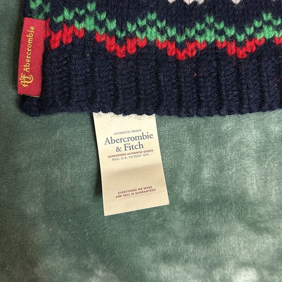 330. 100 % lambswool Abercrombie & Fitch new with tags knit beanie cap unisex - Picture 6 of 6